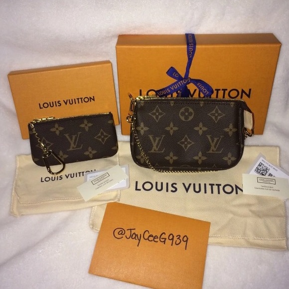 Louis Vuitton Handbags - Sold❌ NEW Louis Vuitton Key Pouch & Mini Pochette